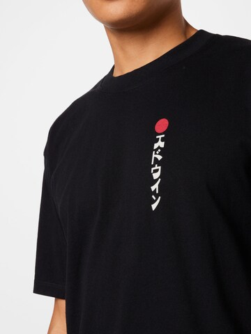 T-Shirt 'Kamifuji' EDWIN en noir