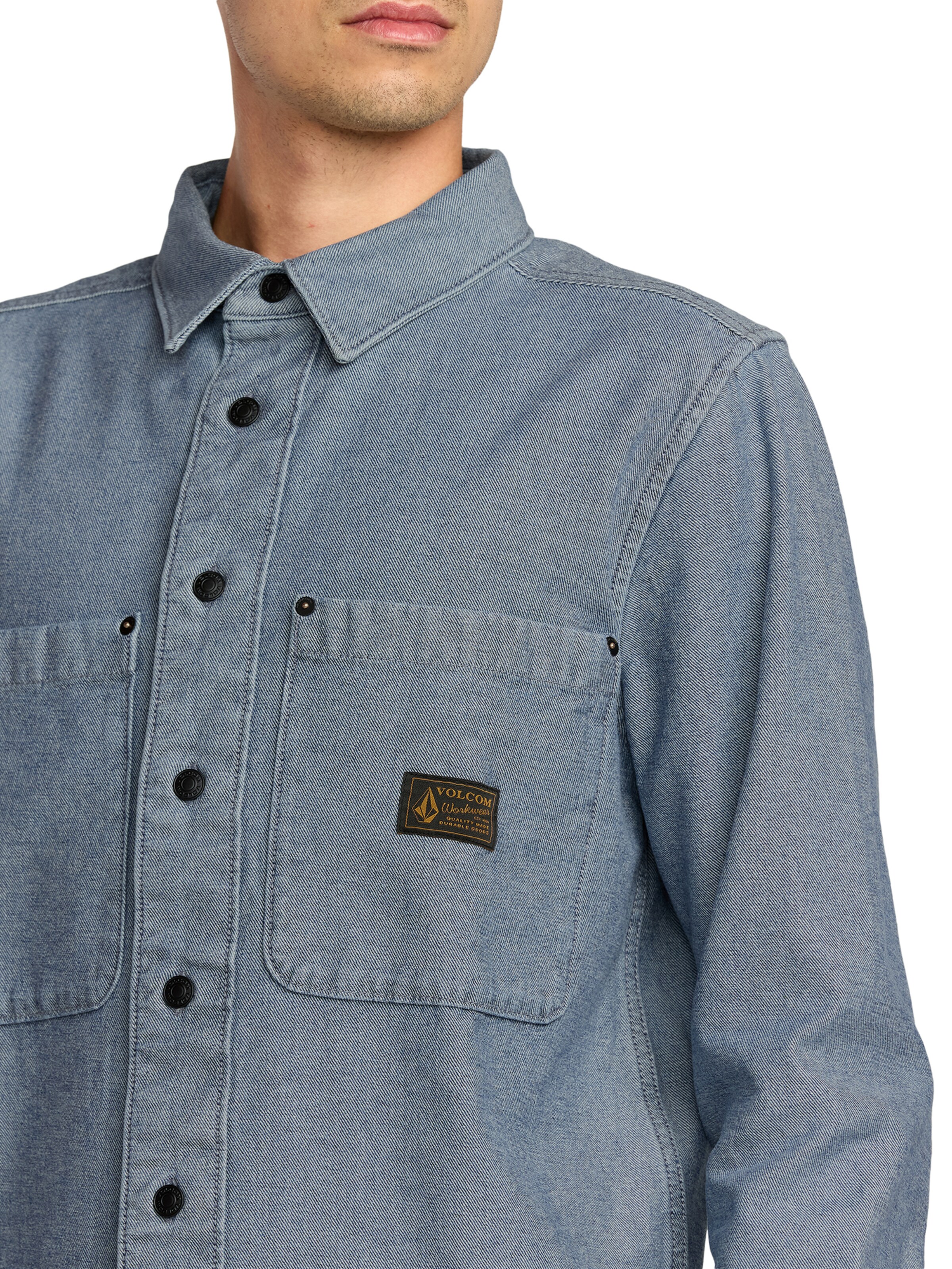 Coupe regular Chemise 'Levetone' Volcom en bleu