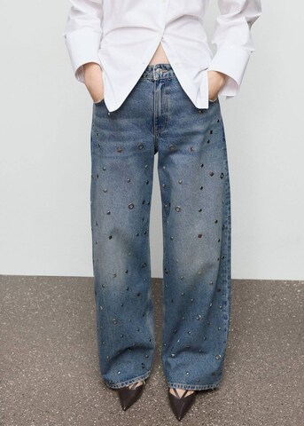 MANGO Wide leg Jeans 'Odil' in Blue: front