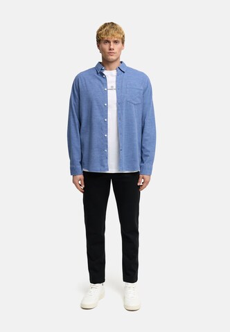 Kronstadt Regular fit Zakelijk overhemd 'Johan' in Blauw