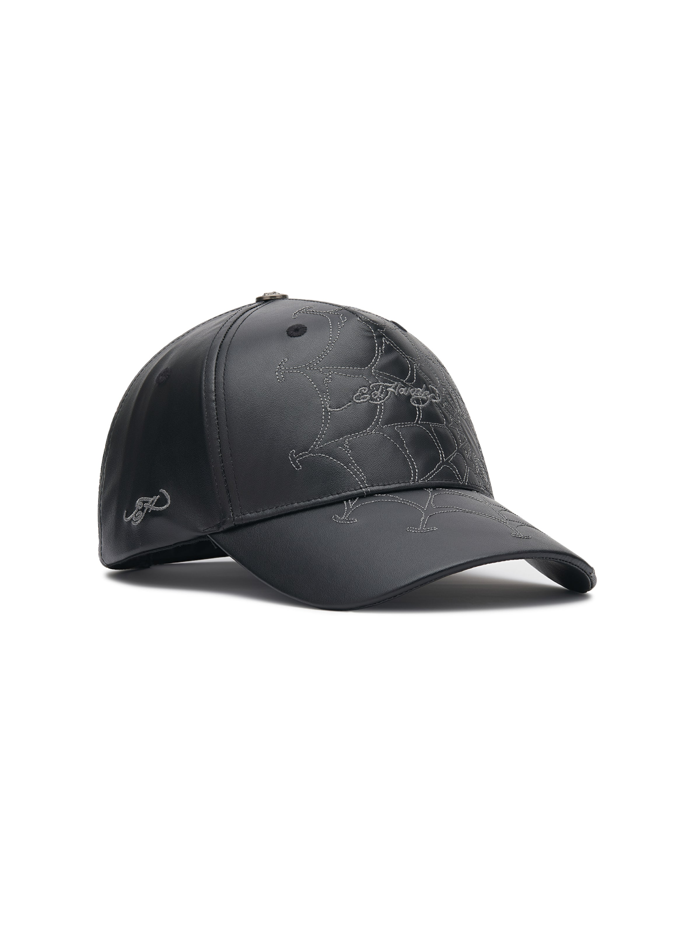Casquette Ed Hardy en noir : devant