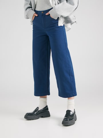Blutsgeschwister Wide leg Trousers in Blue: front