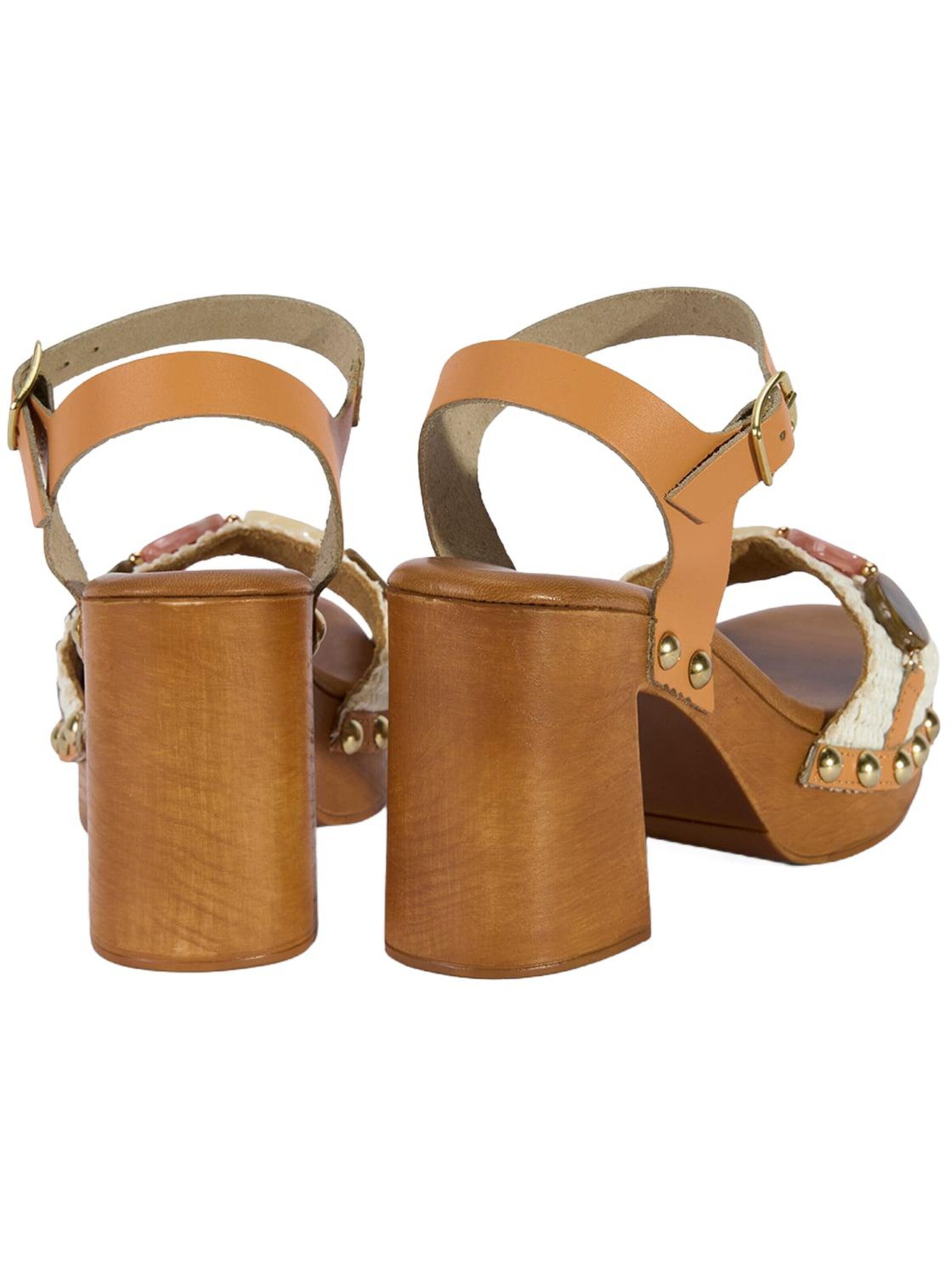 Desa Sandaal 'Plateau-Sandalen' in Wit