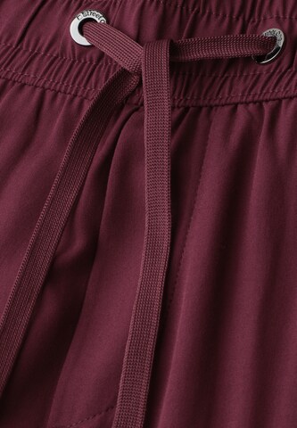 STREET ONE Wide Leg Hose in Rot