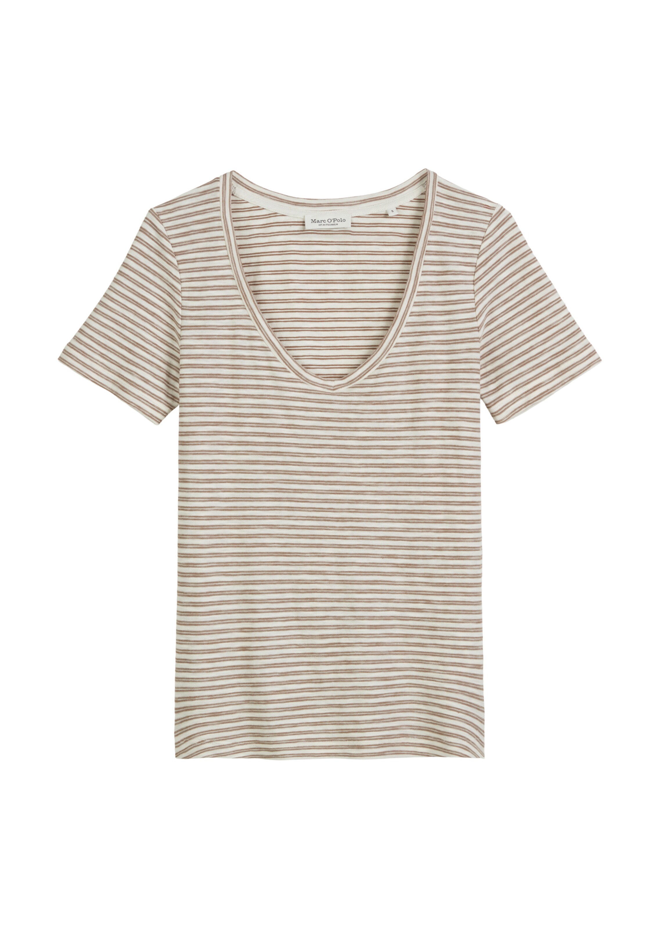 Marc O'Polo Shirt in Brown: front