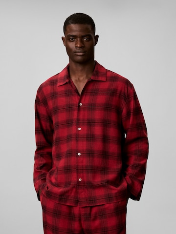 Calvin Klein Pyjama in Rot: Vorderseite