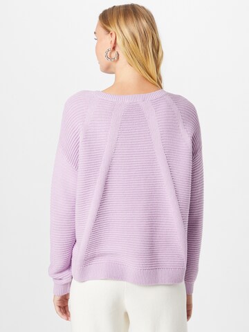 TOM TAILOR DENIM Sweater in Purple