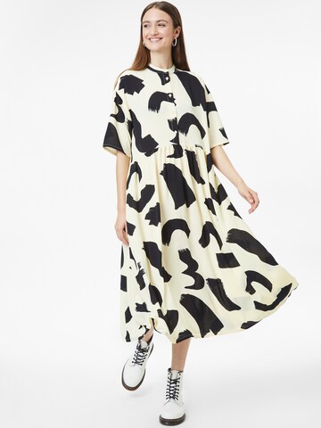 Monki Shirt Dress in Yellow