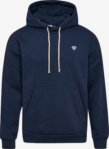 Sweat-shirt Hummel en bleu : devant