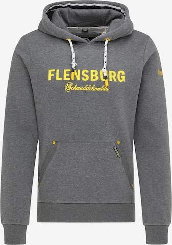 Schmuddelwedda Sweatshirt in Grijs: voorkant