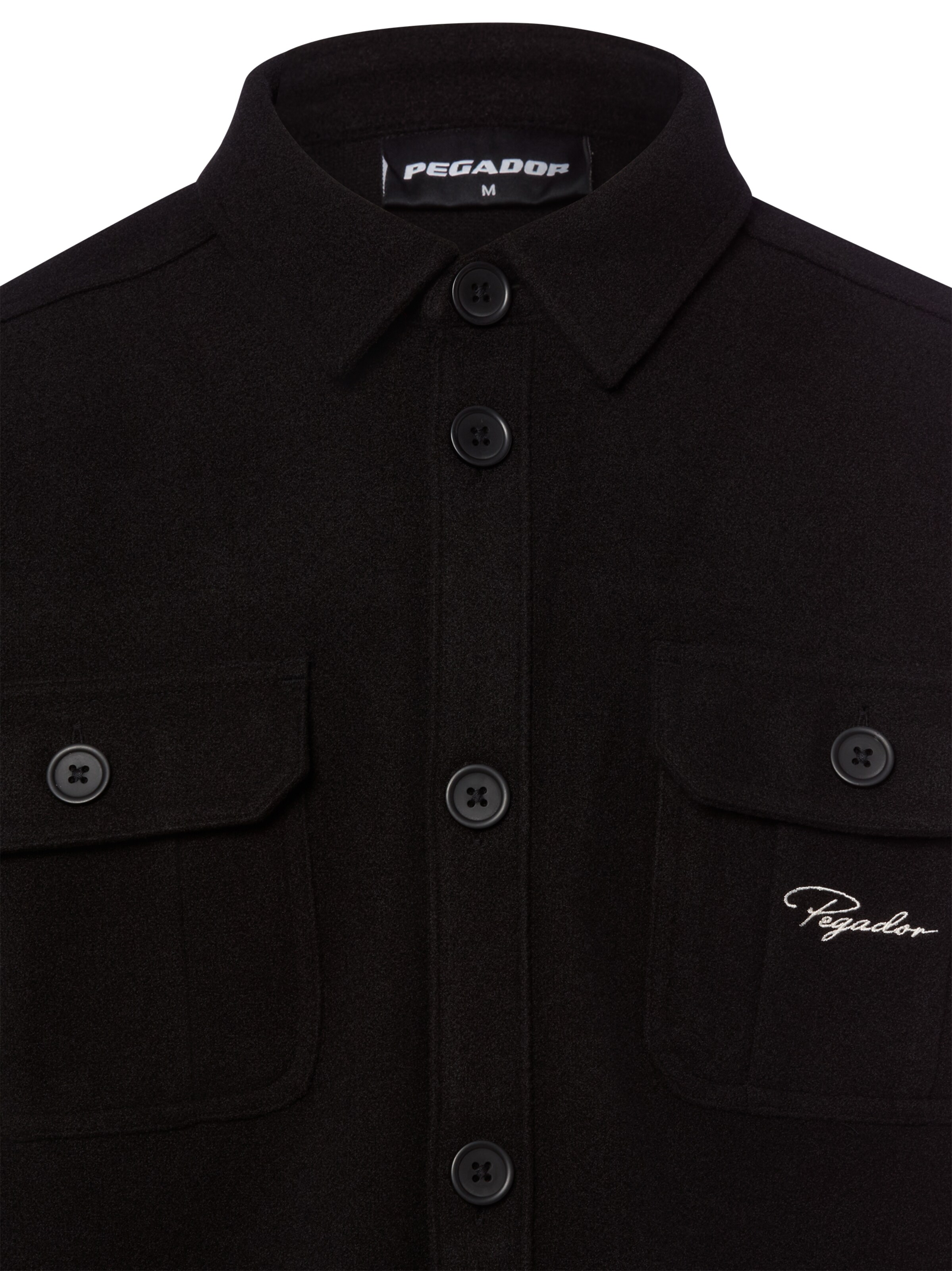 Pegador Regular Fit Hemd 'Almora' in Schwarz