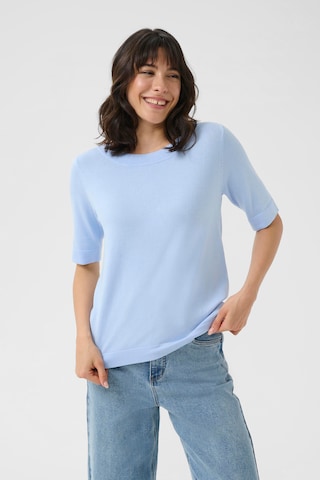 Kaffe Svetr 'KAlizza' – modrá: přední strana