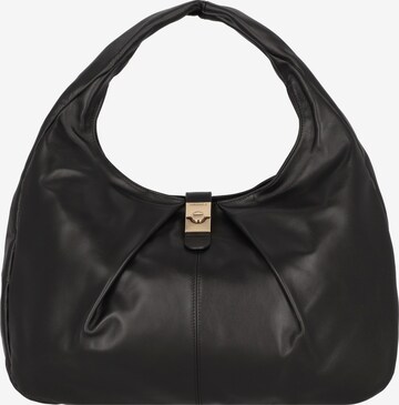 Borbonese Shoulder Bag in Black: front