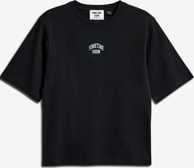 SOMETIME SOON Shirt 'Karma' in hellblau / schwarz, Produktansicht