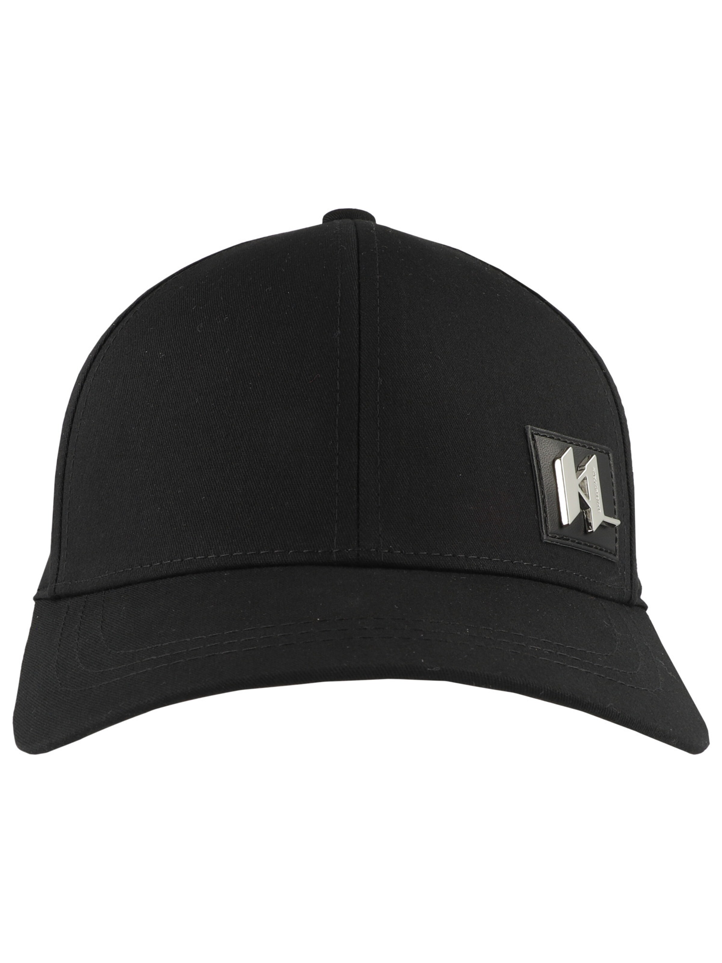 Karl Lagerfeld - Gorra en negro: frente