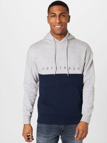 JACK & JONES Sweatshirt 'COPENHAGEN' in Grey: front