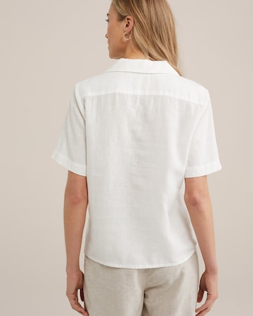 WE Fashion Μπλούζα σε λευκό