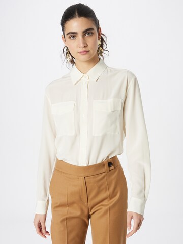 BOSS Orange Blouse 'Biventi' in White: front