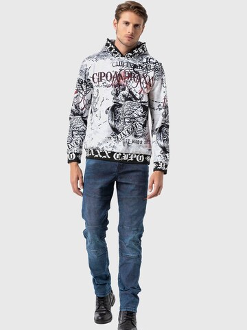 CIPO & BAXX Sweatshirt in Weiß