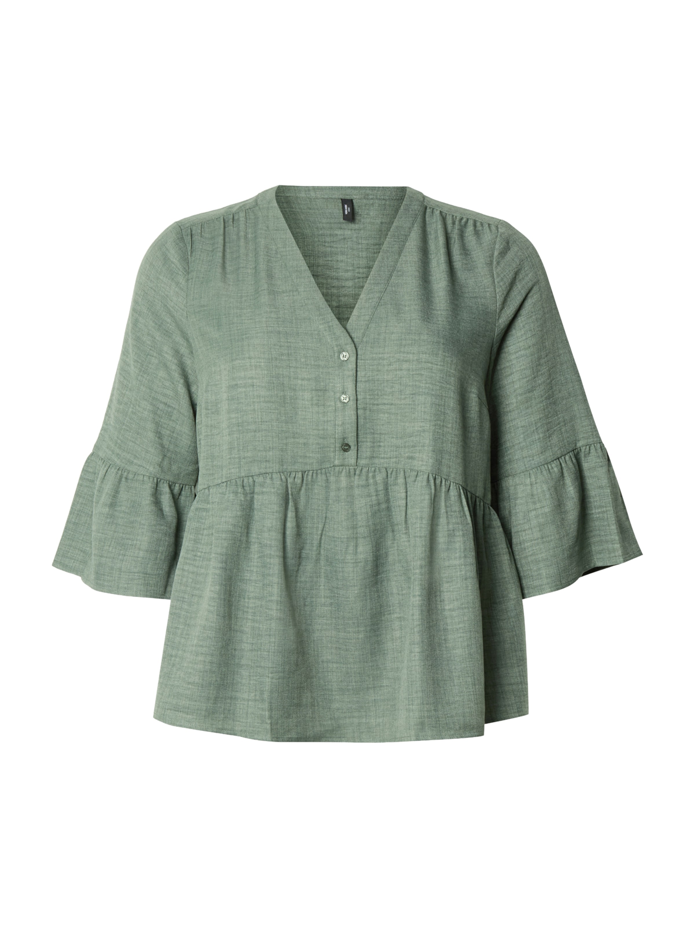 Vero Moda Curve Bluza 'VMCMELONY' | zelena barva: sprednja stran