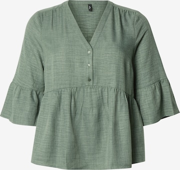 Vero Moda Curve Blouse 'VMCMELONY' in Green: front