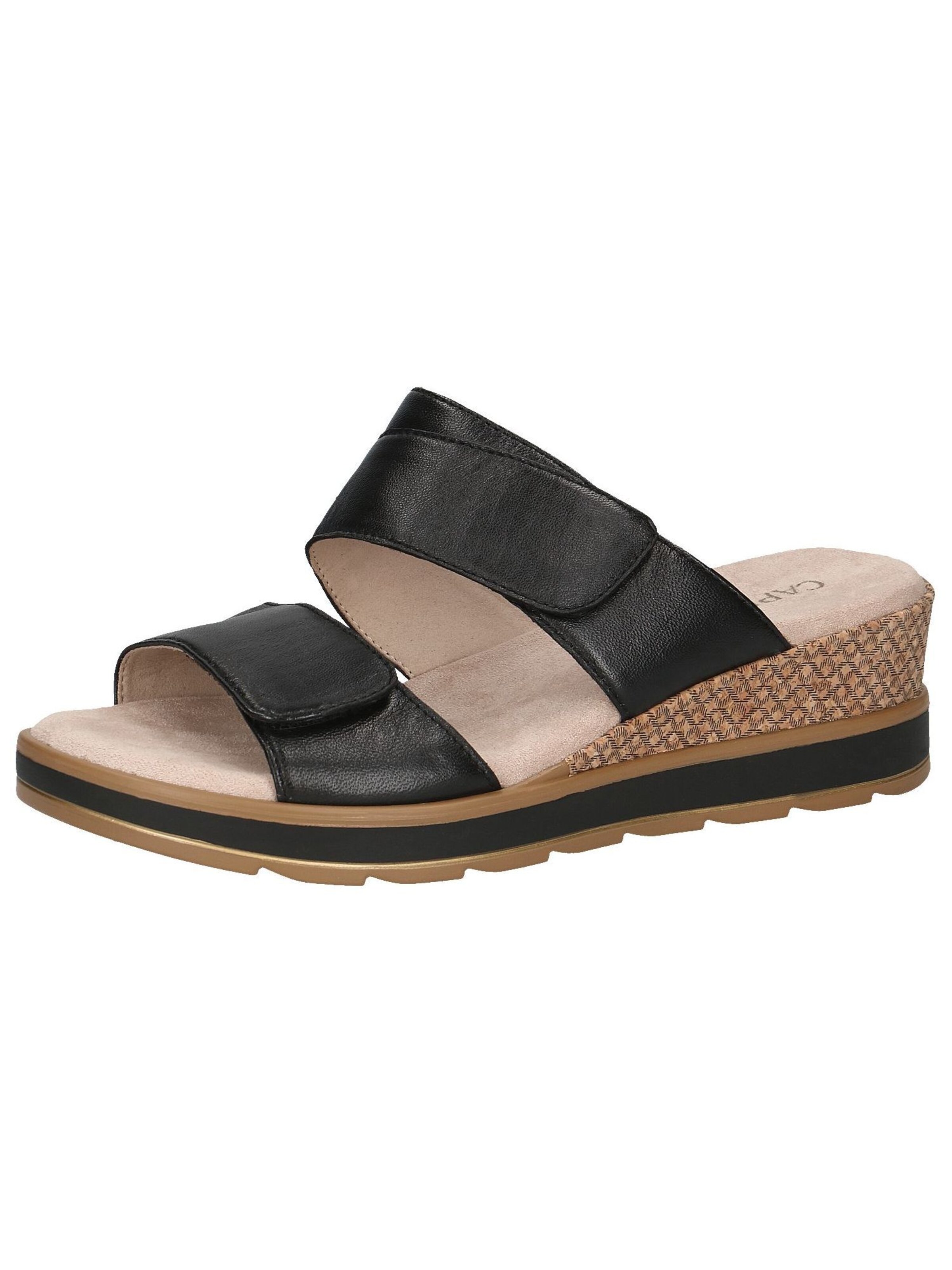CAPRICE Mule in Black: front