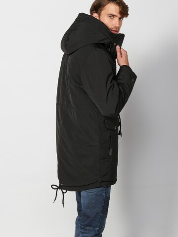 KOROSHI Parka in Schwarz