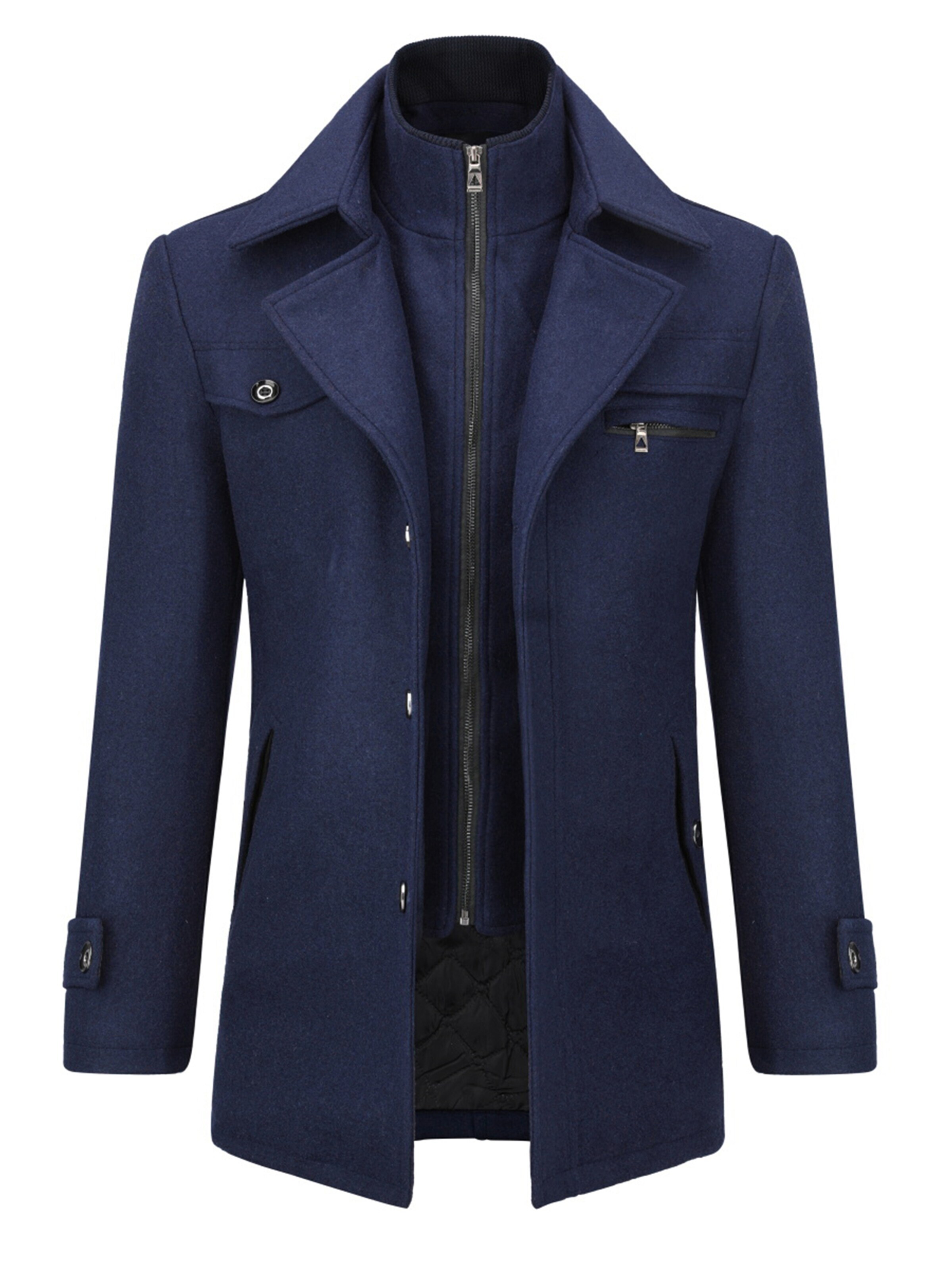 ALLTHEMEN Winter coat 'Froststille' in Blue