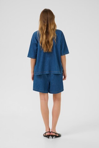 CULTURE Bluse 'Berteline Arpa' in Blau