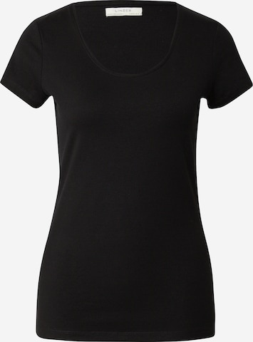 T-shirt 'Lina' Lindex en noir : devant