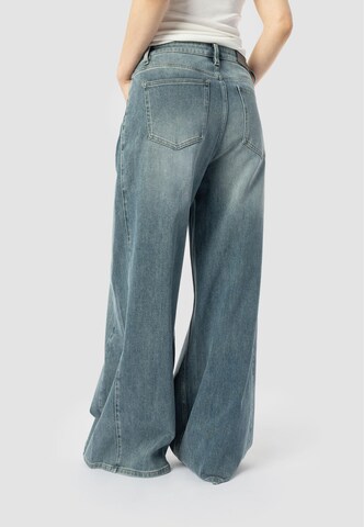 Wide Leg Jean 'Eireen' Elias Rumelis en bleu