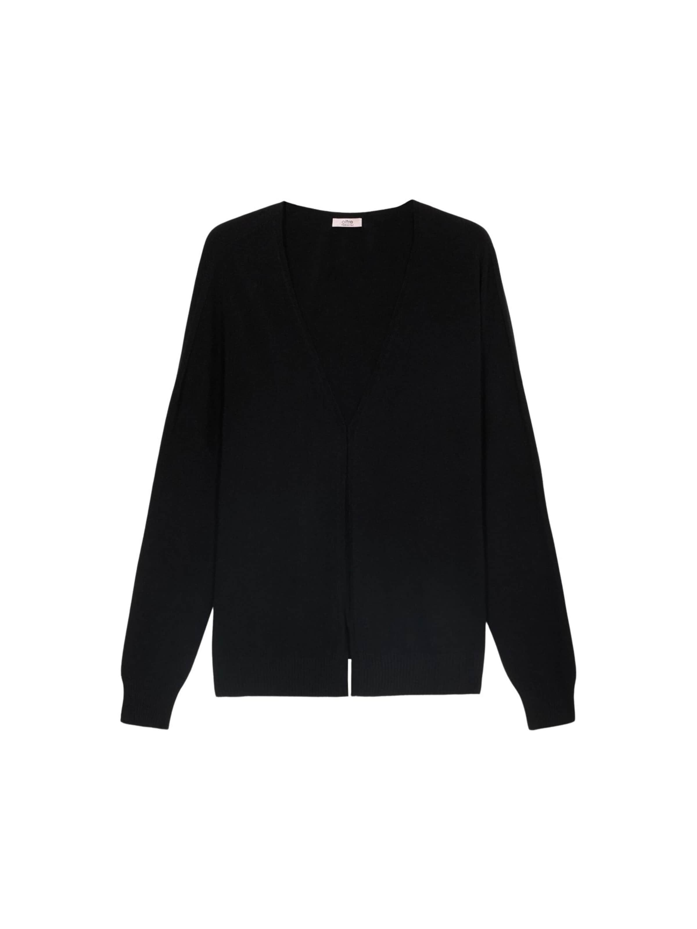 oltre Gebreid vest in Zwart: voorkant