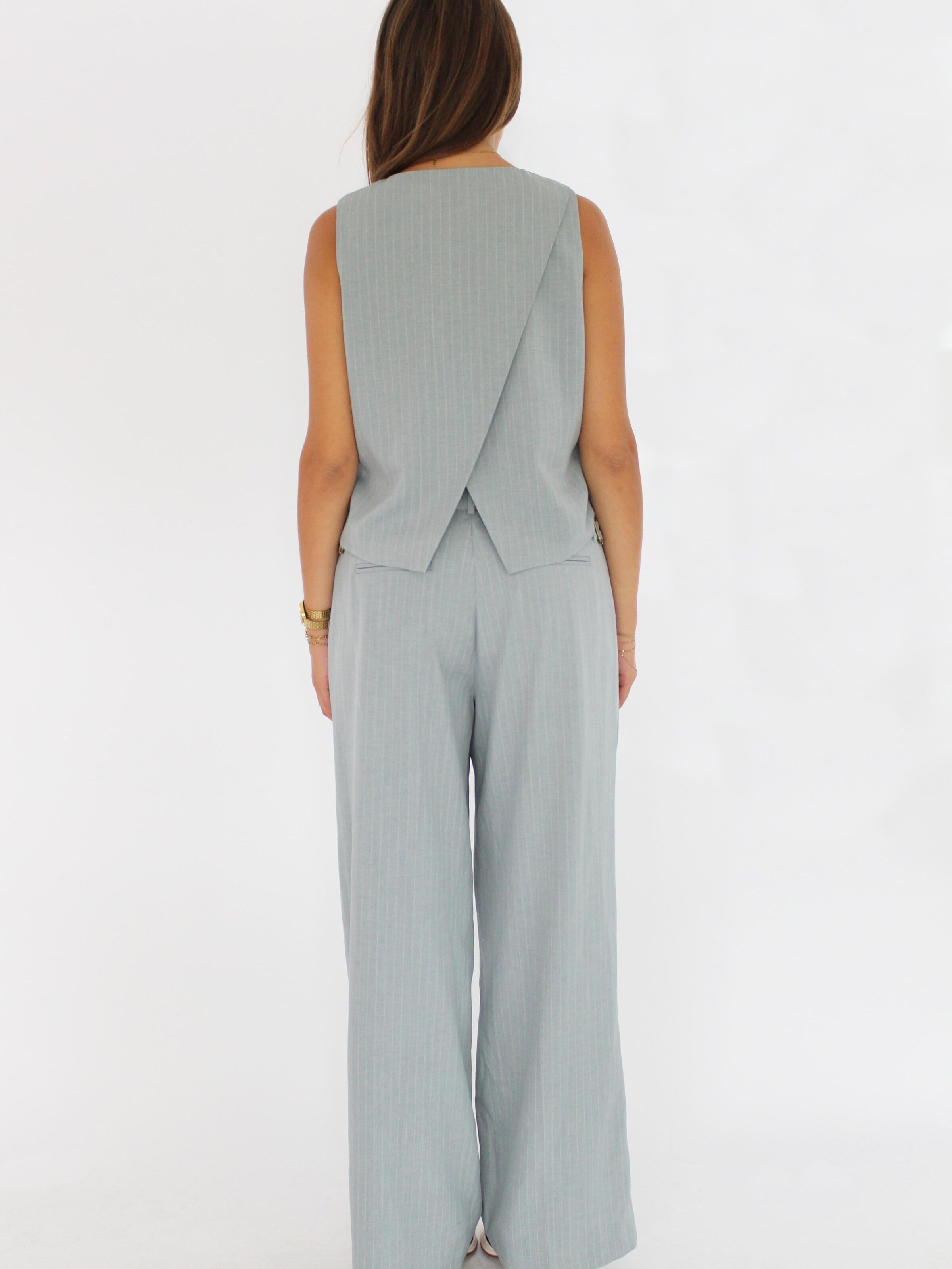 Honnête Atelier Regular Trousers 'Marilyn trousers' in Blue