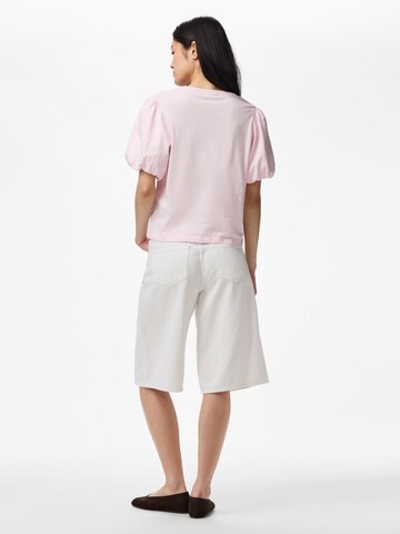 T-shirt PIECES en rose