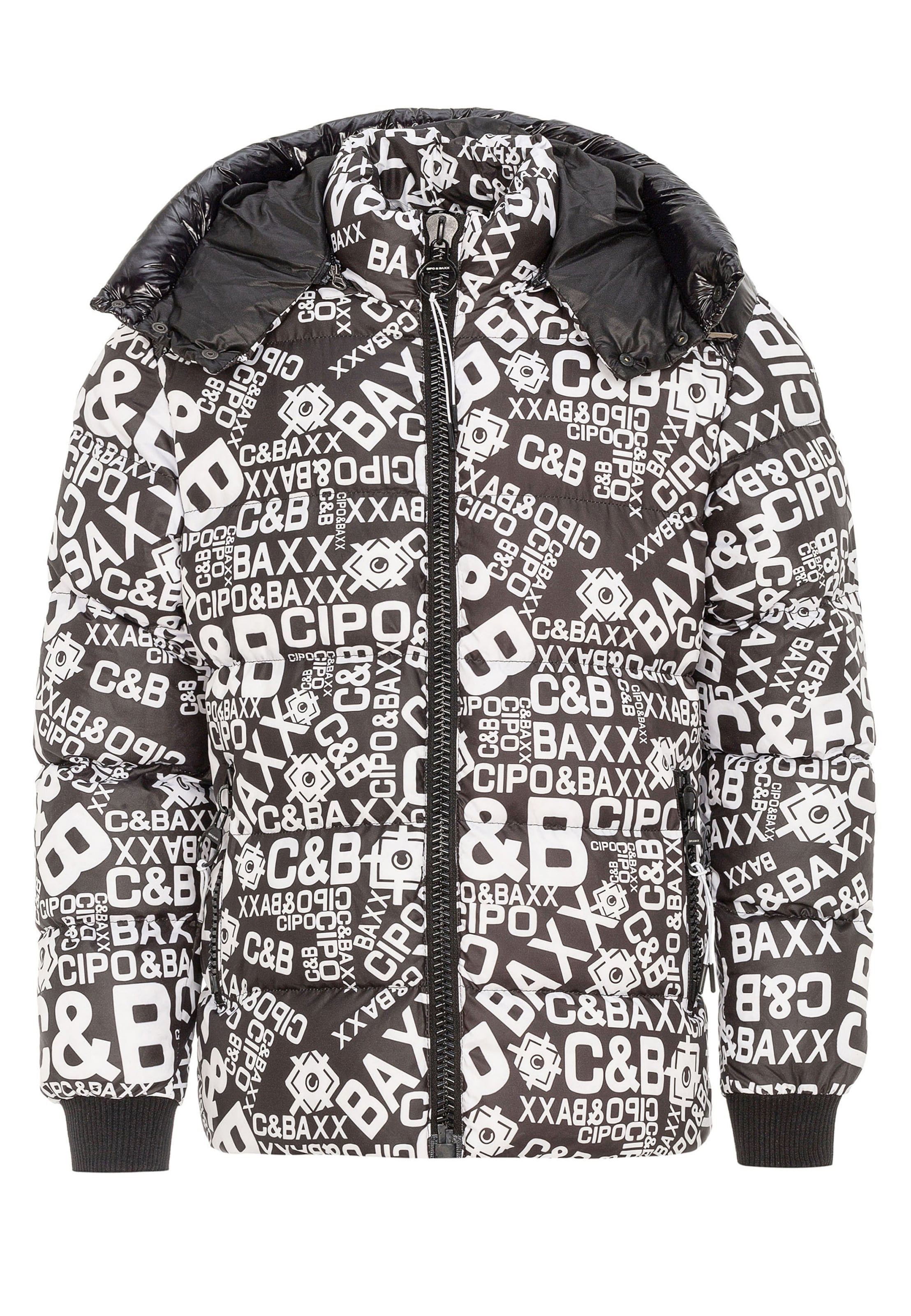 CIPO & BAXX Winterjacke in Grau: Vorderseite
