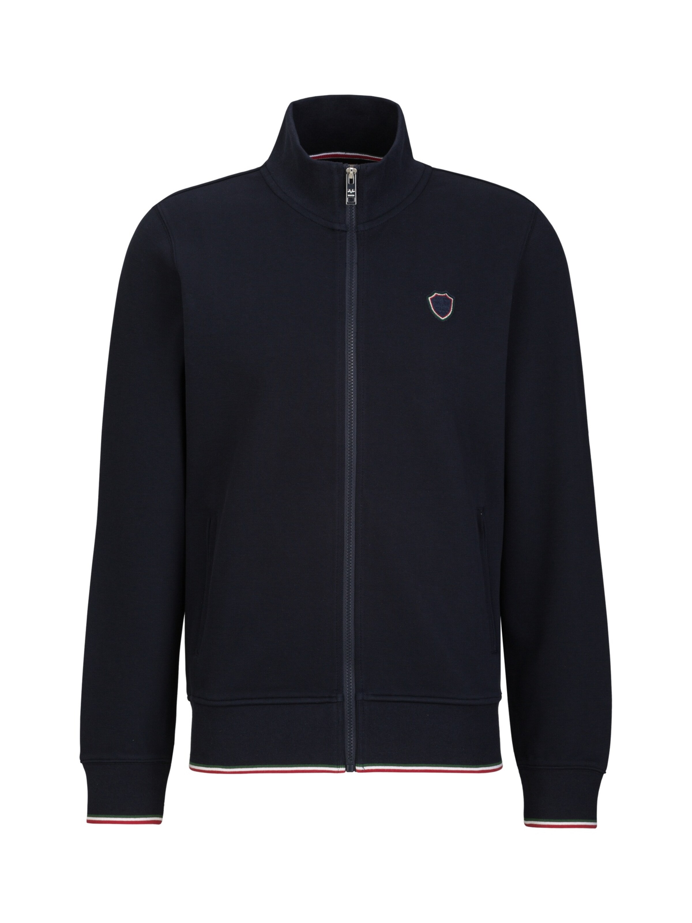 Veste de survêtement 'Zaan' 19V69 ITALIA en bleu : devant