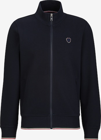 19V69 ITALIA Sweatvest 'Zaan' in Blauw: voorkant