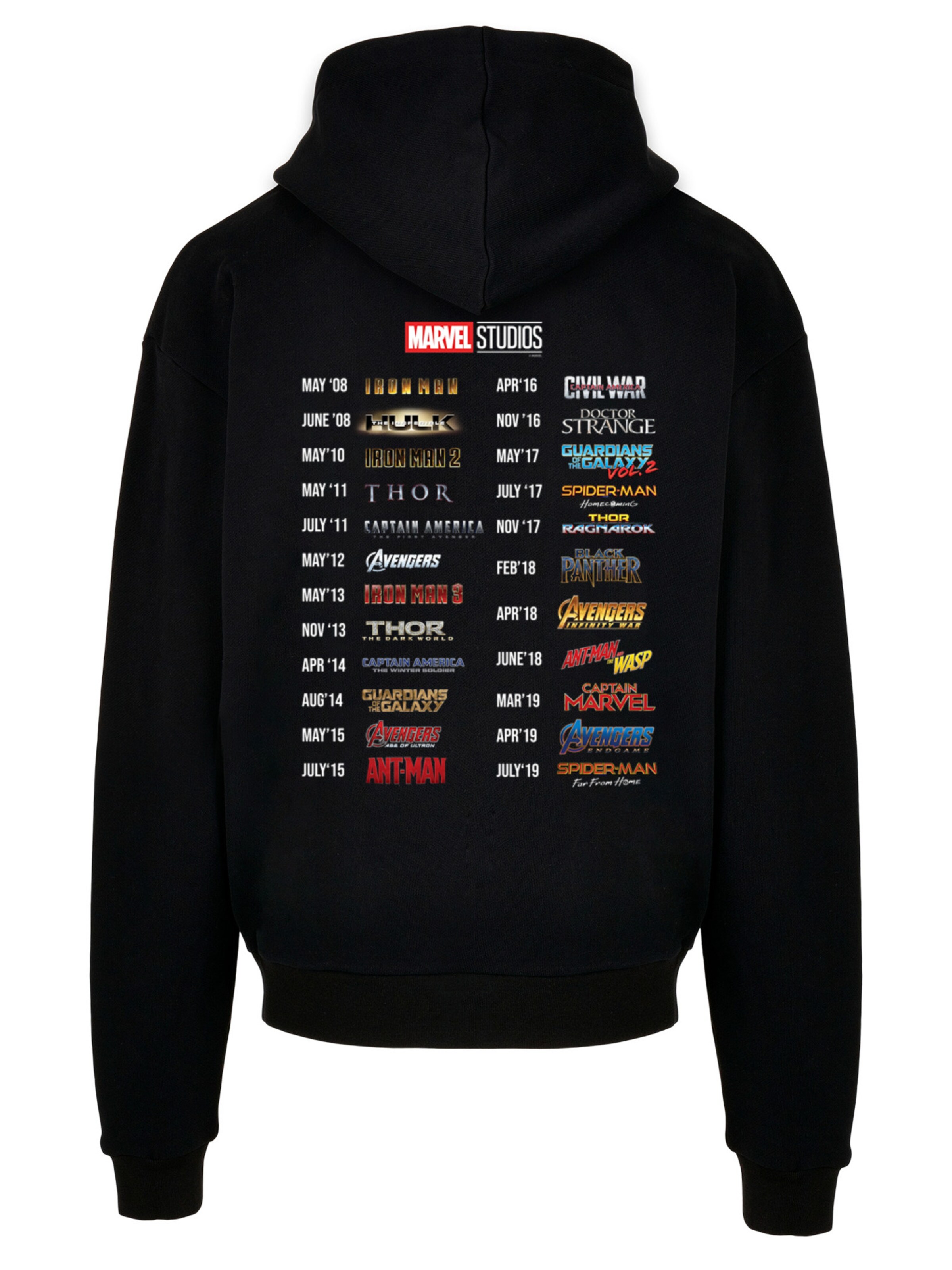 F4NT4STIC Sweatshirt in Schwarz: Vorderseite