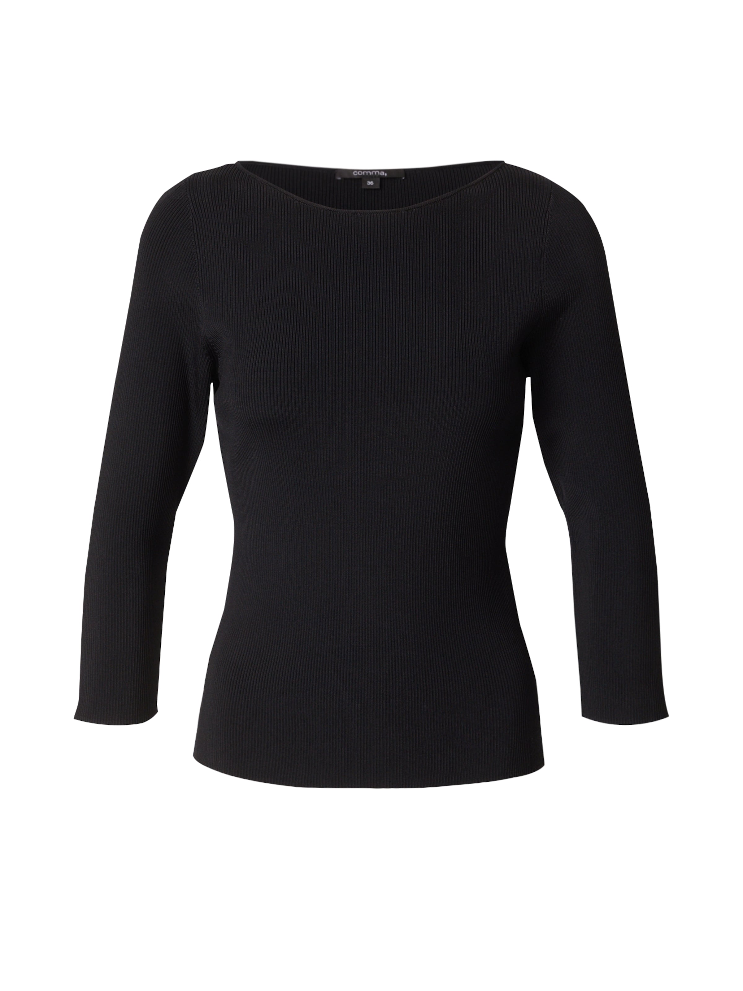 COMMA Pullover in Schwarz: Vorderseite