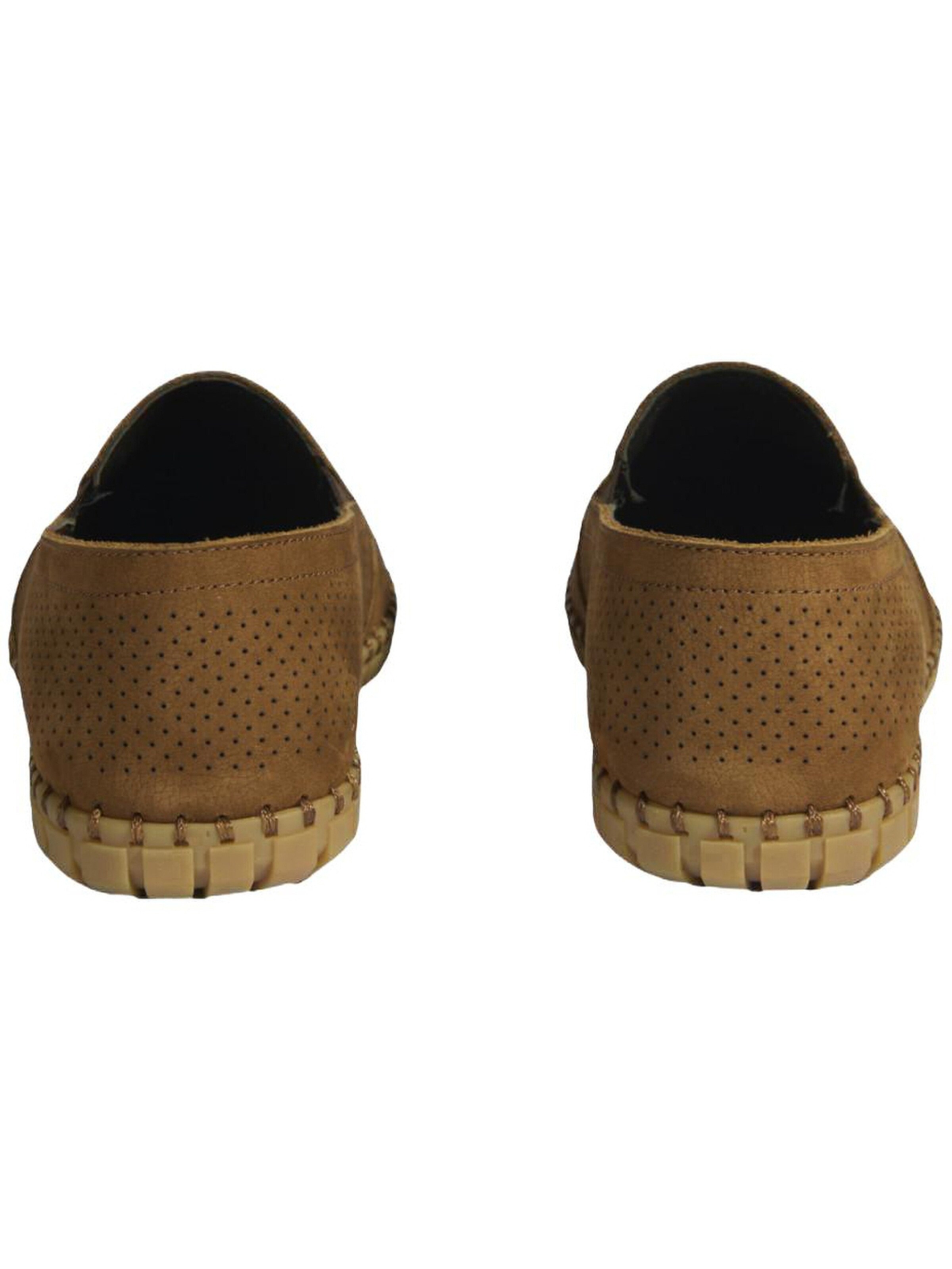 Desa Classic Flats 'Slip-Ons' in Brown