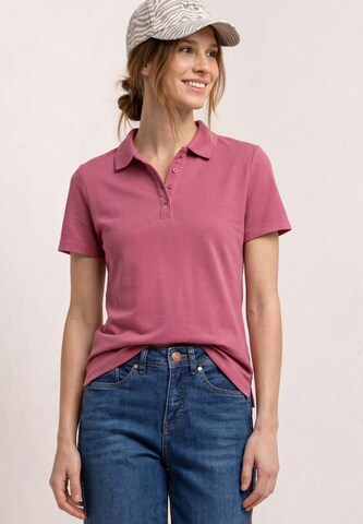 STREET ONE Poloshirt in Pink: Vorderseite