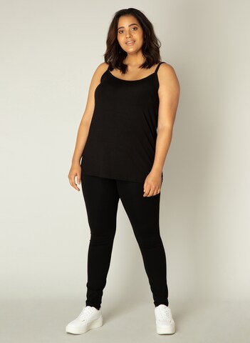 BASE LEVEL CURVY Top 'Alexa' in Schwarz