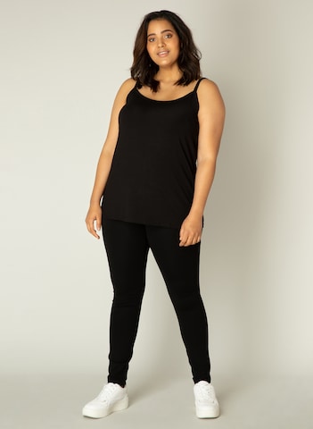 BASE LEVEL CURVY Top 'Alexa' in Black