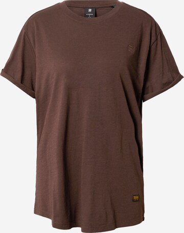 T-shirt 'Lash' G-Star RAW en marron : devant