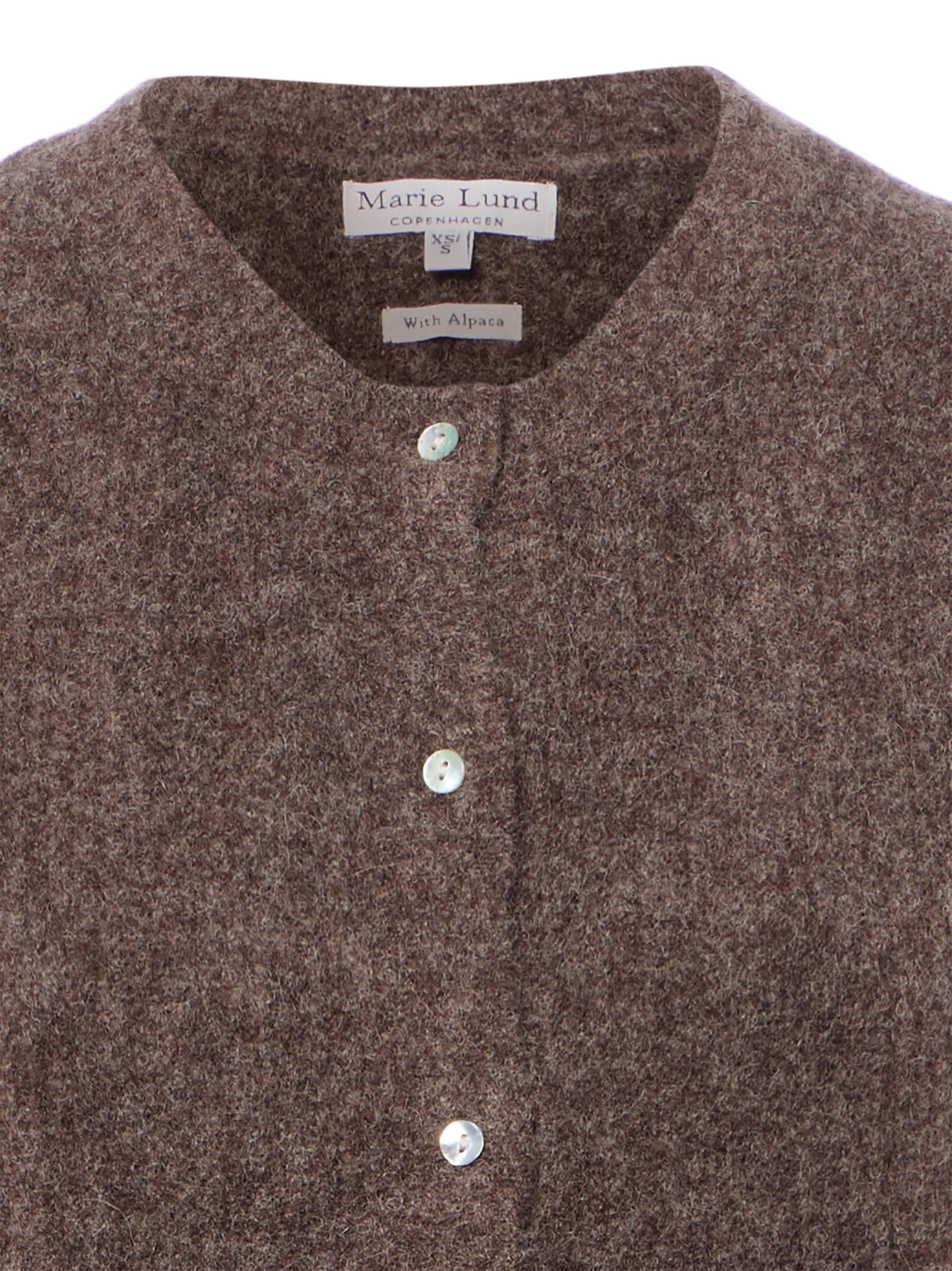 Marie Lund Knit cardigan in Brown