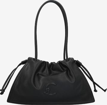 Borsa a sacco 'Dulse ' di Coccinelle in nero: frontale