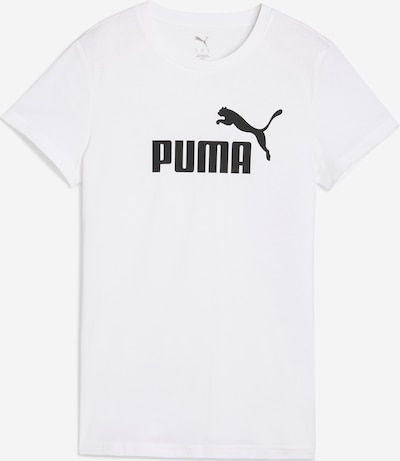 PUMA Tehnička sportska majica 'Ess No. 1' u crna / bijela, Pregled proizvoda