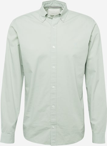 JACK & JONES - Ajuste regular Camisa en verde: frente