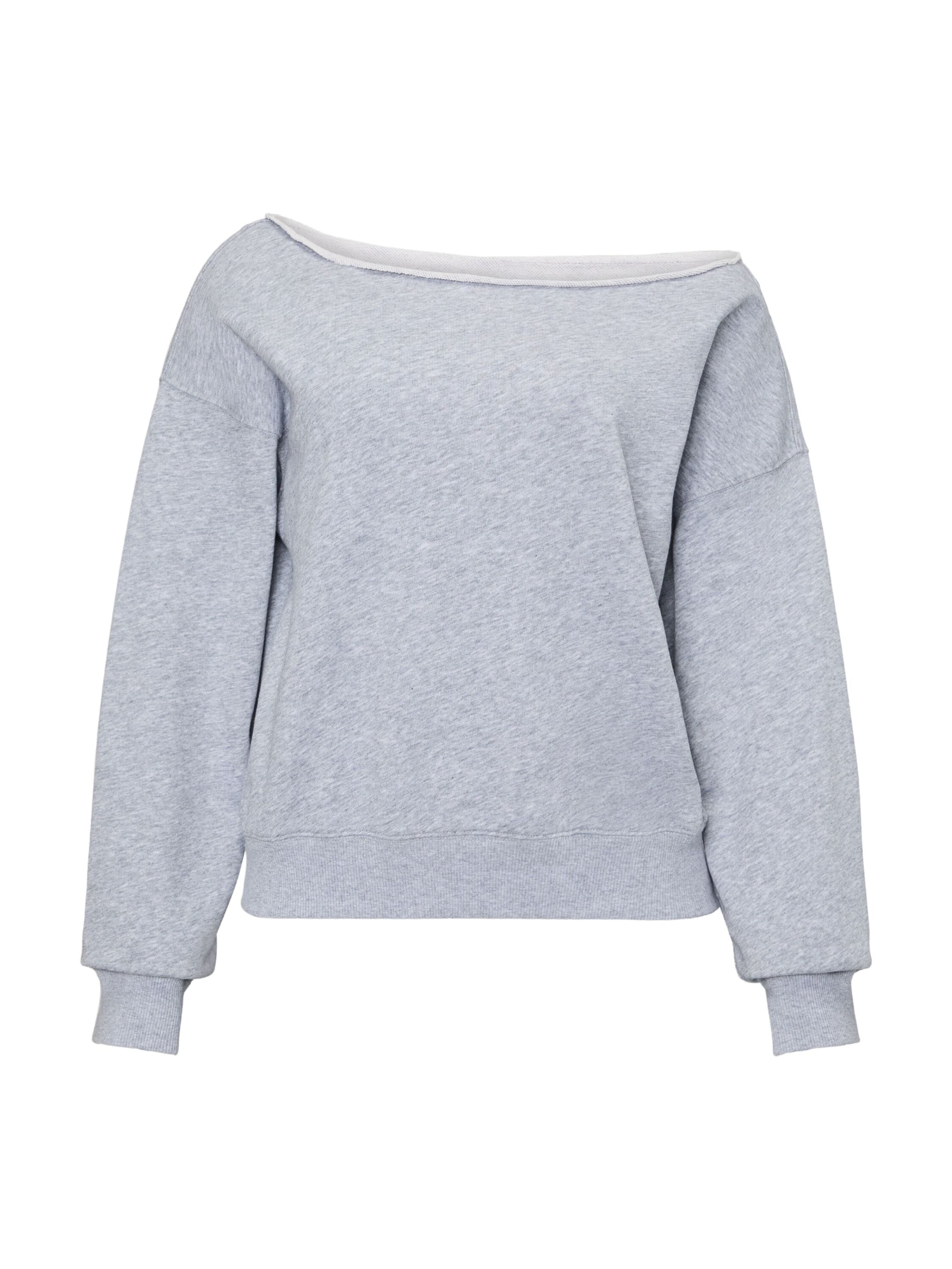 Fabletics Pullover 'Year Round Terry' in Grau: Vorderseite