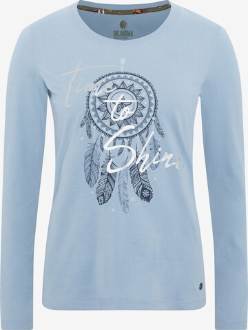 Oklahoma Jeans Shirt in Blue: front